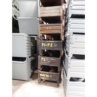 Stacking containers SAMETO, 945 mm x 640 mm x 250 mm